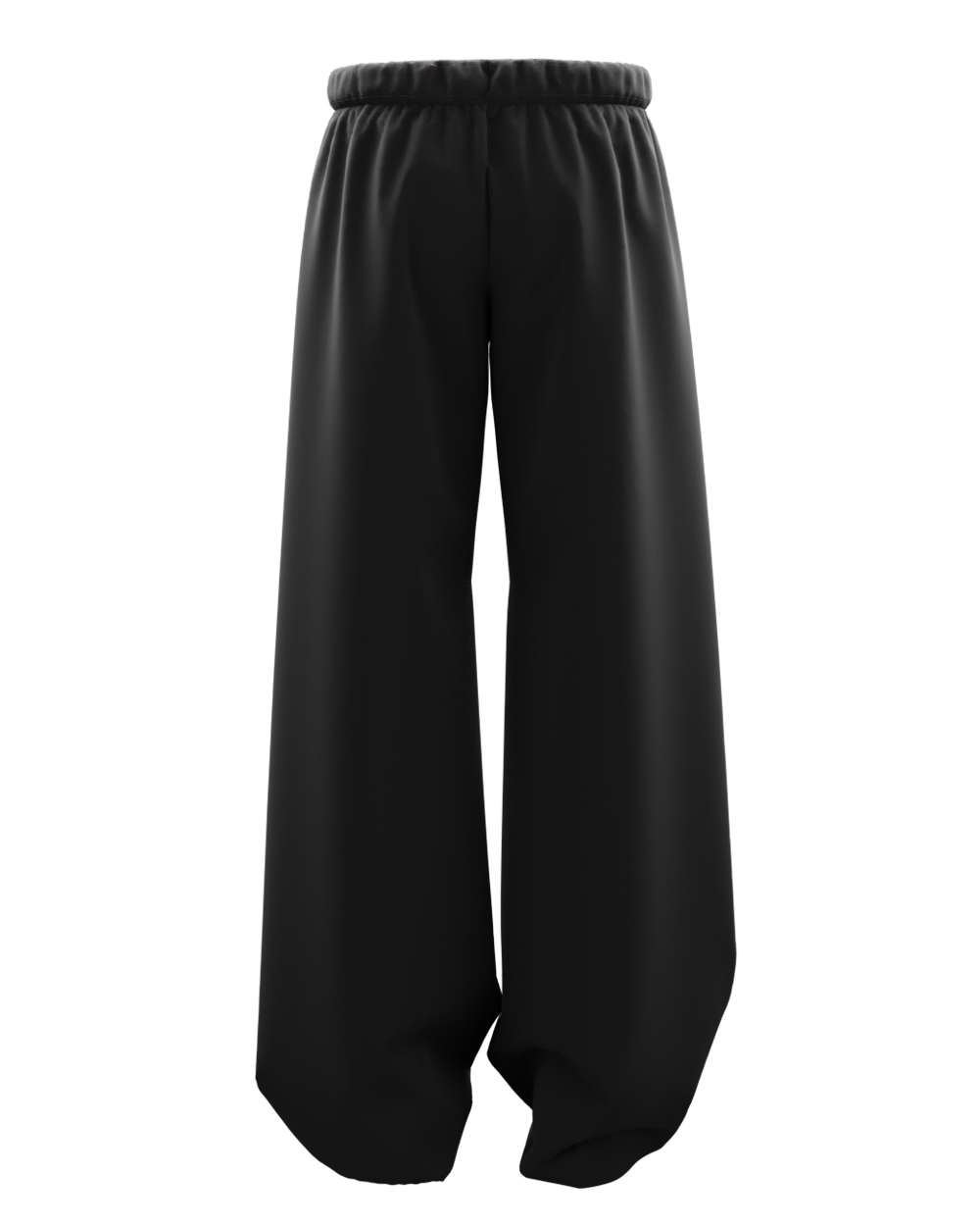 Black Toji Straight Fit Baggy Pants