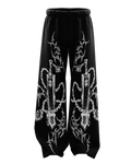 Black Toji Straight Fit Baggy Pants