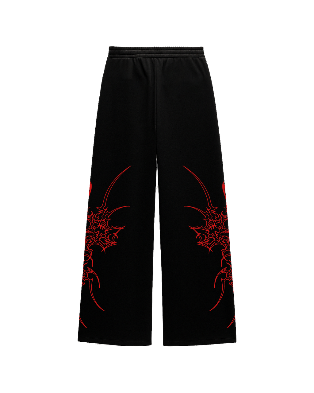 Bloodsigil Black Unisex Straight Fit Baggy Pants