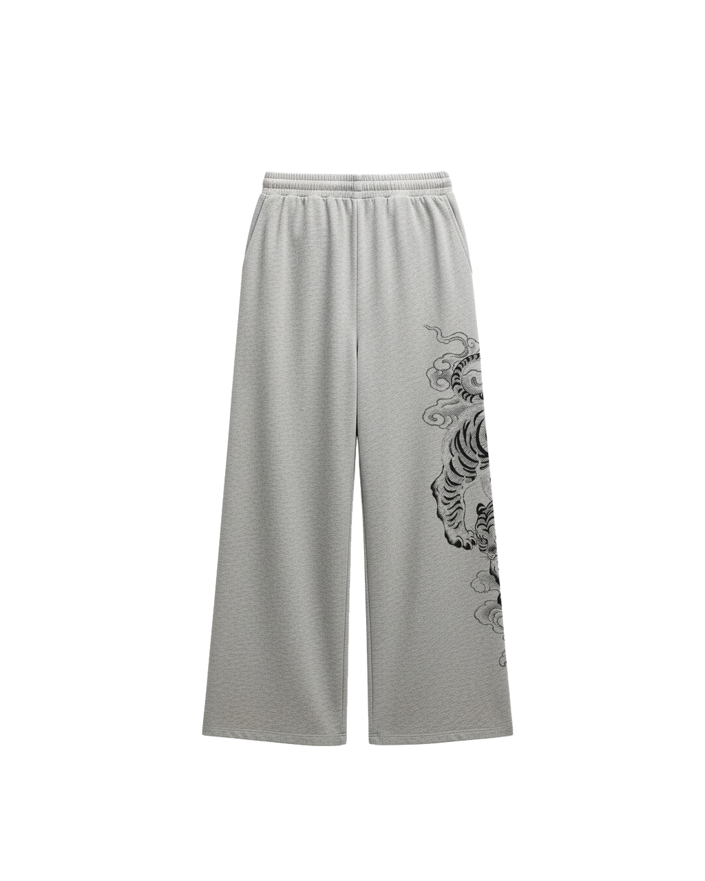 Grawl Grey Unisex Straight Fit Baggy Pants