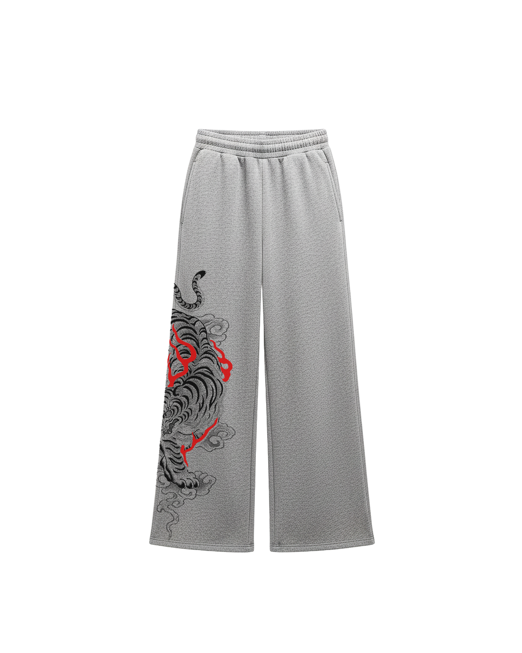Grawl Grey Unisex Straight Fit Baggy Pants