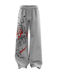 Grawl Grey Unisex Straight Fit Baggy Pants