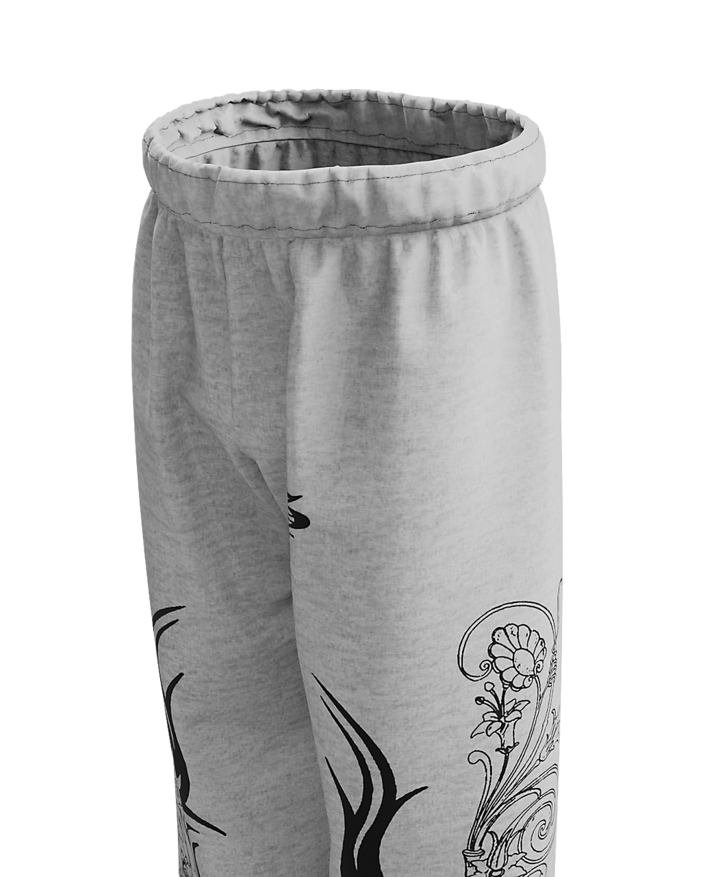 Rygor Melange Unisex Straight Fit Baggy Pants