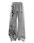 Scripture Grey Unisex Straight Fit Baggy Pants