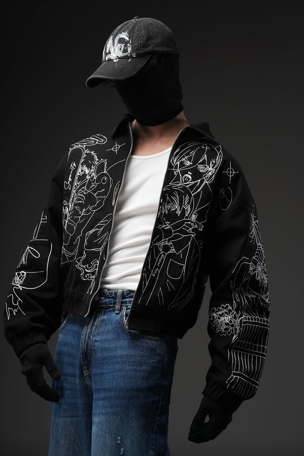 CSMAN - Fully Embroidered Denim Jacket