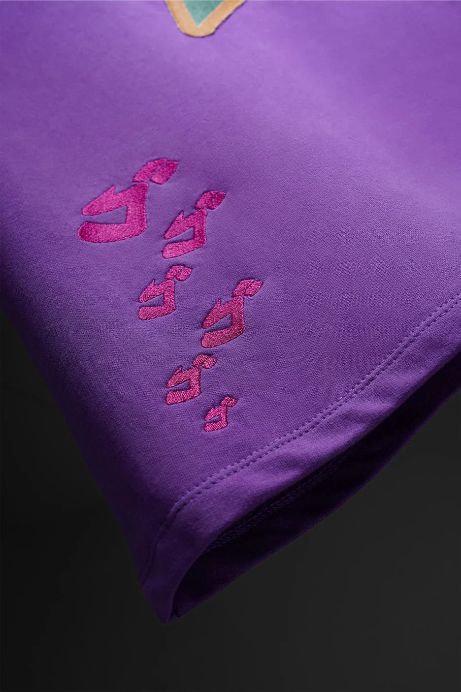 Jojo Reference - Anime Oversized T-shirt with Patchwork