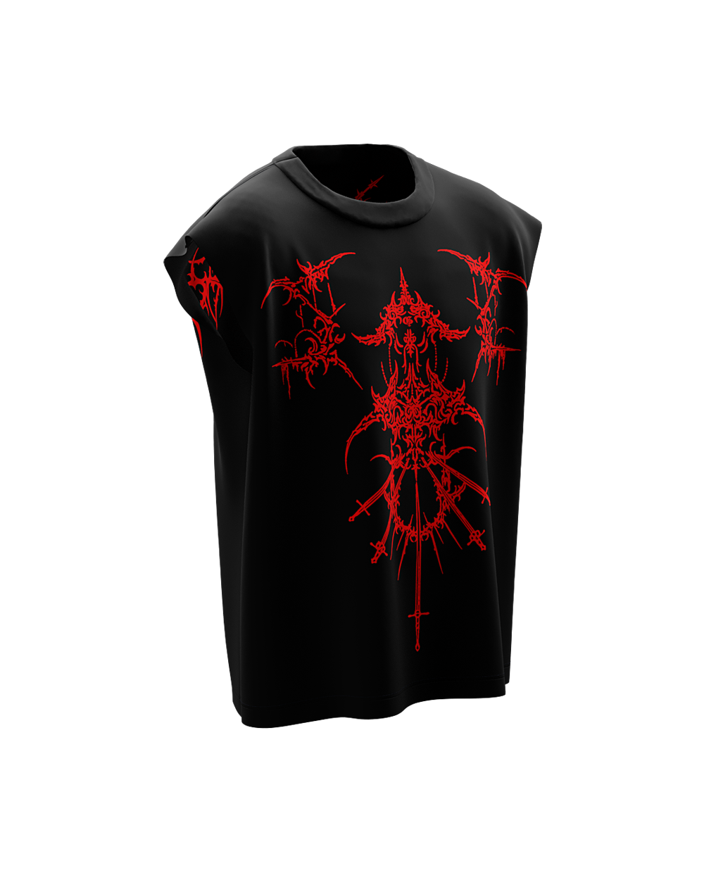 Heretic_Black_Boxy_Unisex_Vest_tilt.png